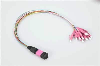MPO - LC 12 کور فائبر پیچ کی ہڈی OM4